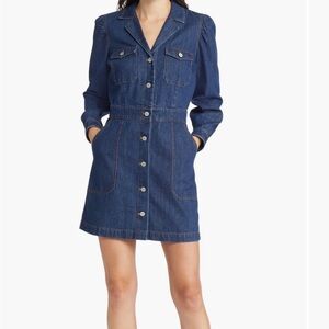 Denim shirt dress ￼